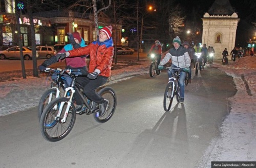 Велопробег по Ленинскому в рамках акции "Час Земли" в Барнауле будет