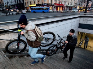 Велосипедисты Москвы хотят ездить в метро
